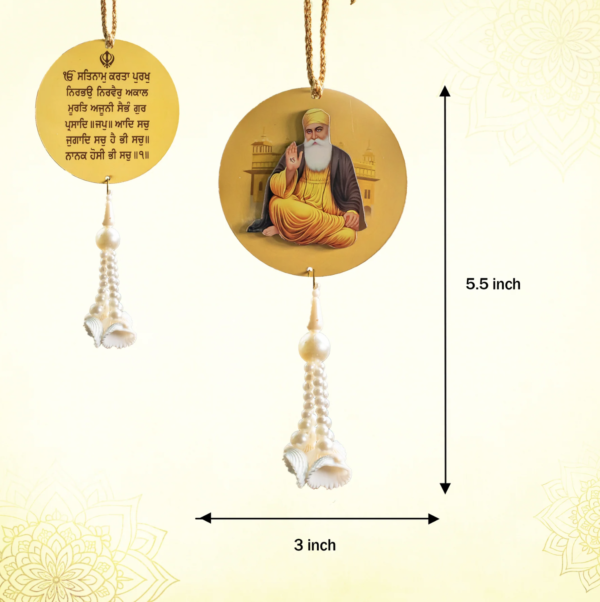 Guru Nanak Dev Ji Car Hanging - Image 4