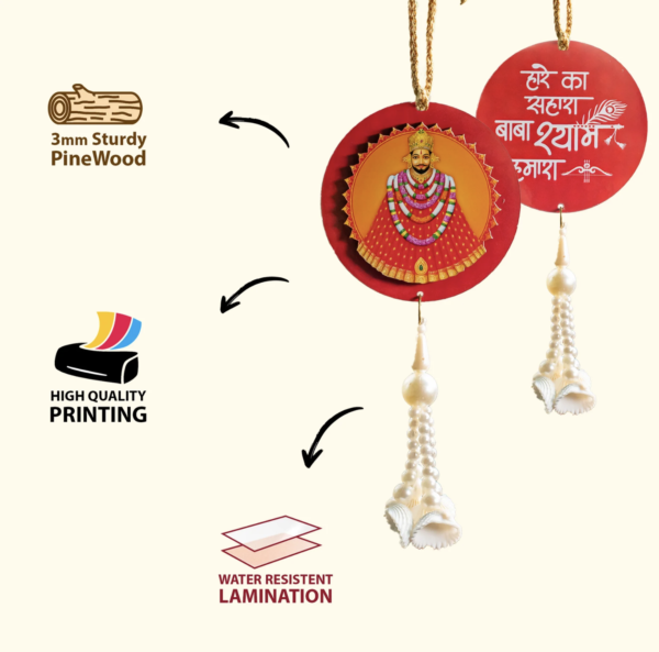 Khatu Shyam Car Hanging - Image 3